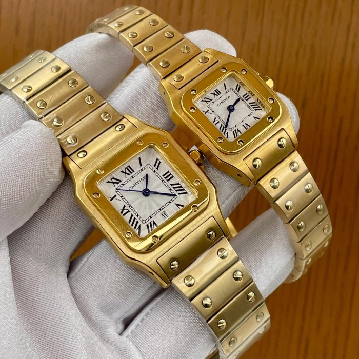 Cartier gold unisex watch