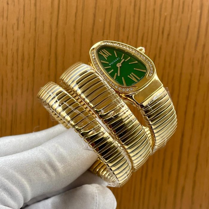 Bvlgari female gold  watch