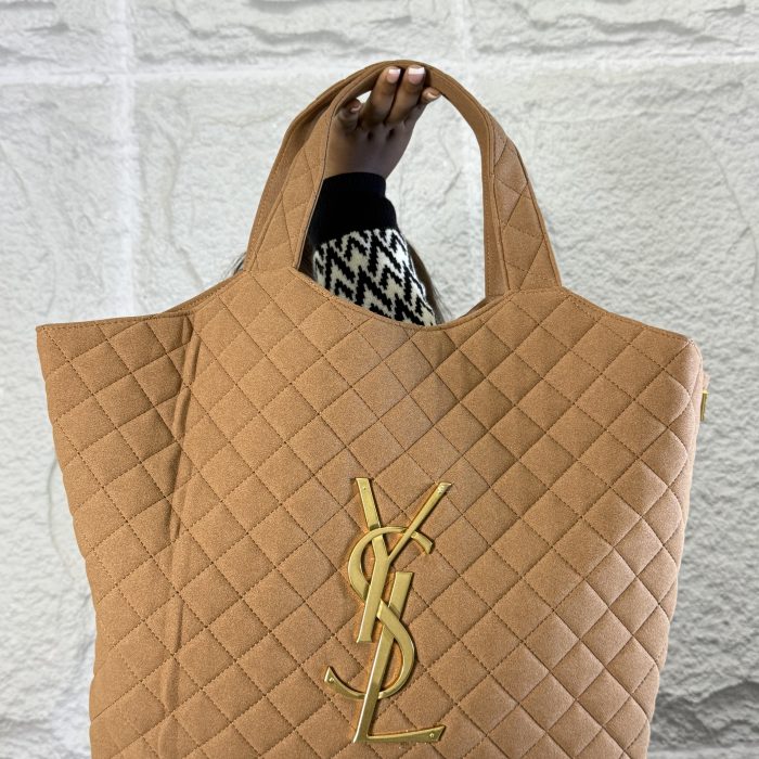 Saint Laurent Suede Large Tote Bag