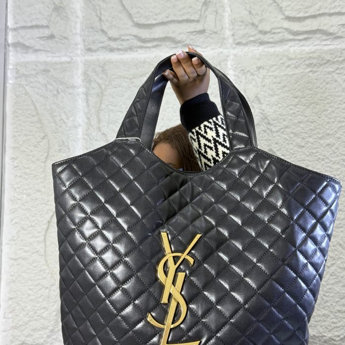 Saint Laurent Leather Laerge Tote Bag