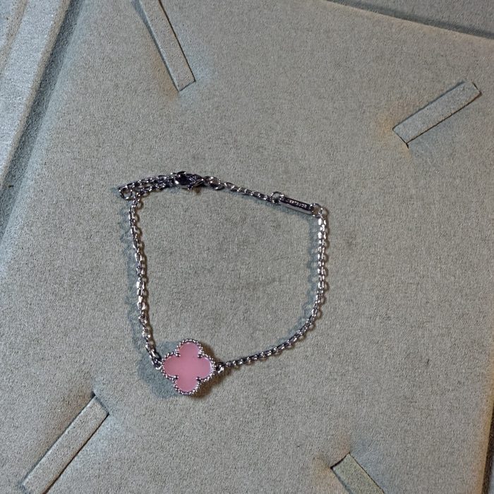 Van cleef Silver Bracelet (Pink)