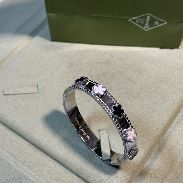 Van Cleef Silver Bracelet (Black and White)
