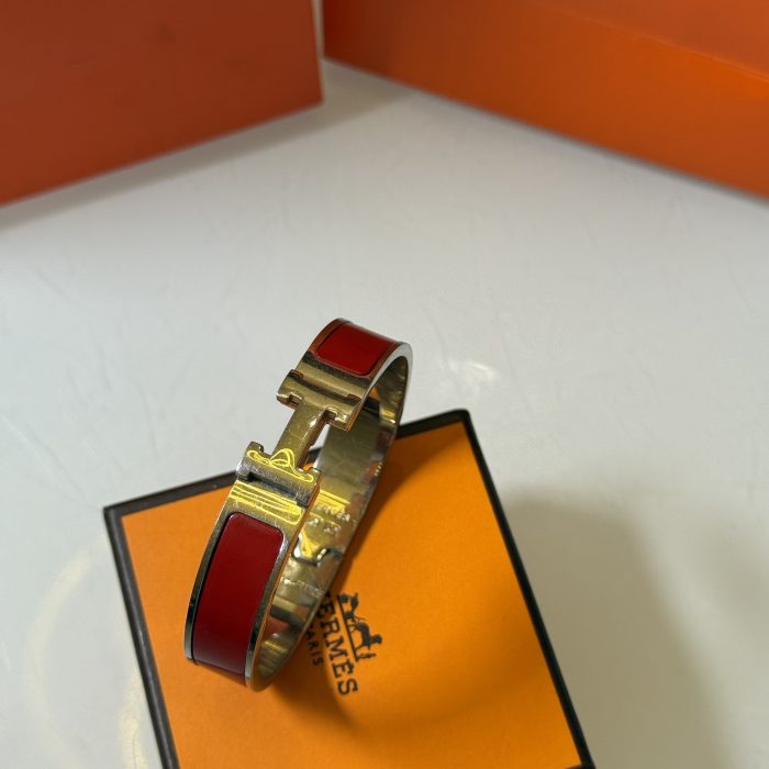 Hermes Gold Bracelet 01 (Red)