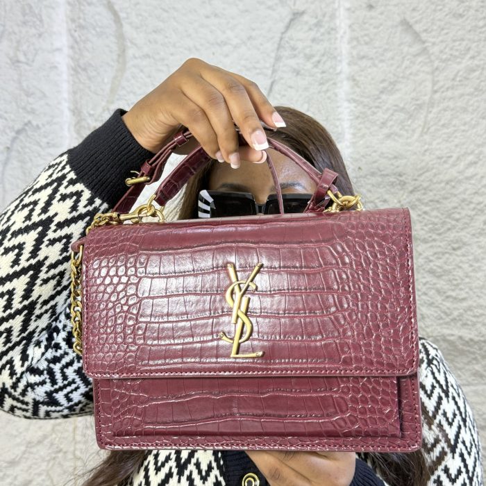 Saint Laurent Top Luxury Croc Bag