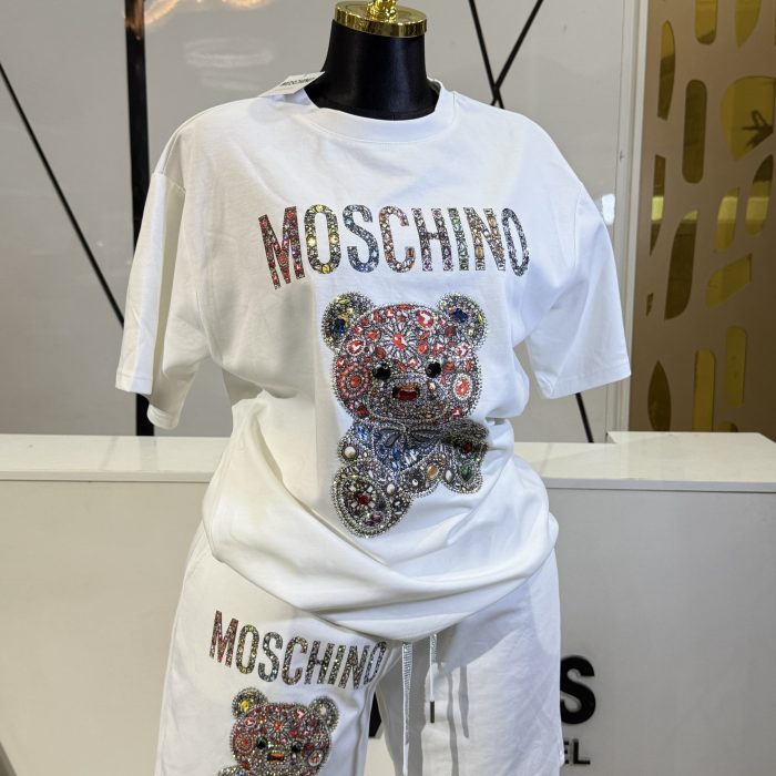 Moschino Top And Short (White)