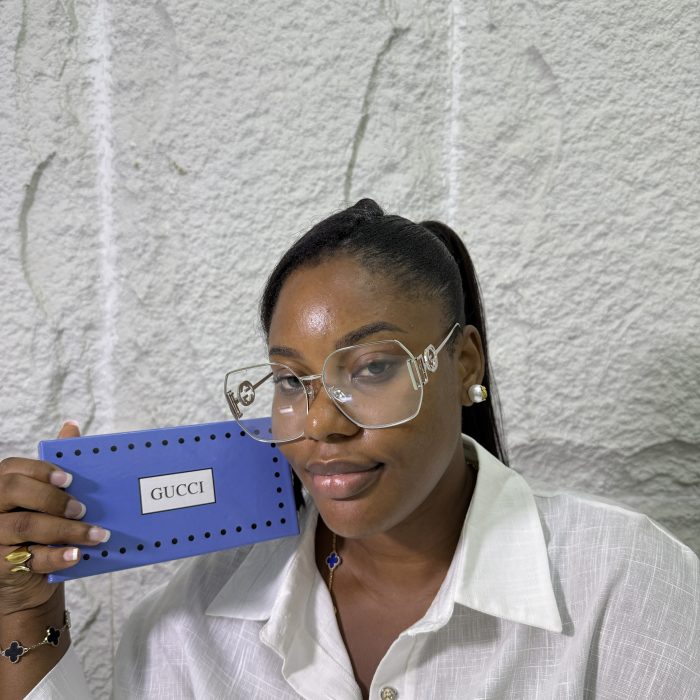 Gucci Tech Clear Glasses