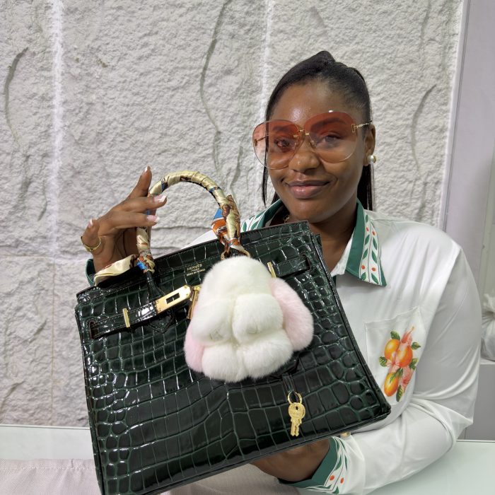 Crocodile Skin Birkin Bag (Green)