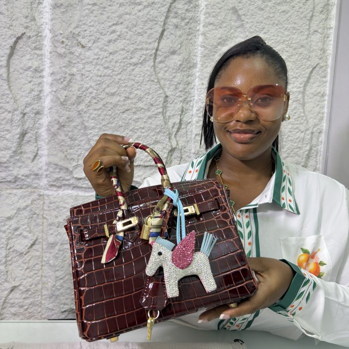 Crocodile Skin Birkin Bag (Chocolate)