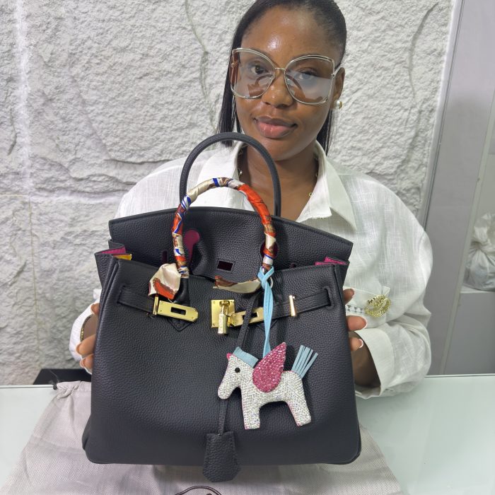 Pink Inner Black Birkin