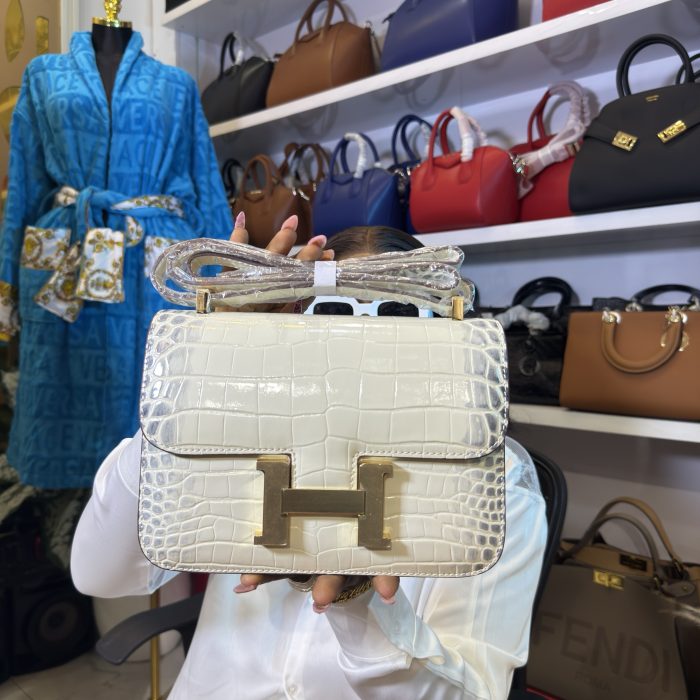 Hermes Constance Croc Bag (Short)