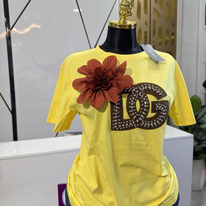 Yellow Dolce And Gabbana T-Shirt