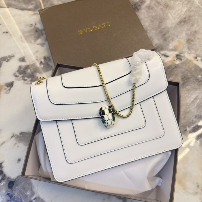 Bvgari White Bag