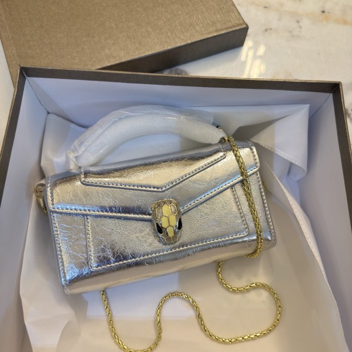 Bvlgari Sliver Serpenti Bag